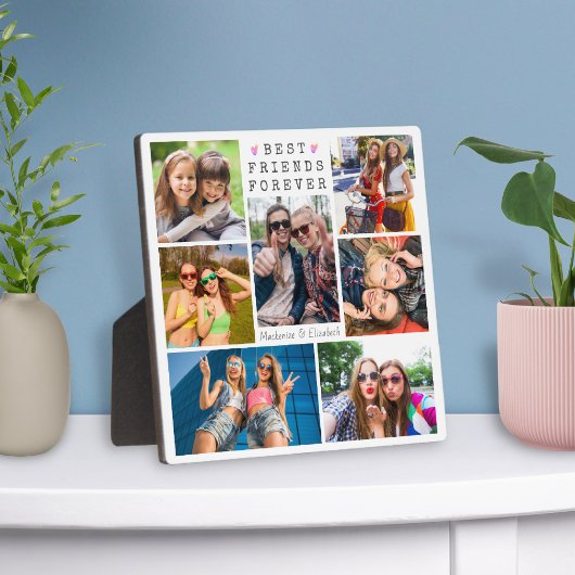 モダンFRIENDS FOREVER 7最高の写真コラージュ フォトプラーク