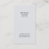 モダンGary Photo Social Media名刺 名刺 (裏面)