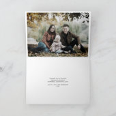 モダンGeometric Color Overlapping Christmas写真 シーズンカード (内部)