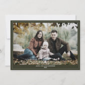 モダンGeometric Color Overlapping Christmas写真 シーズンカード (裏面)