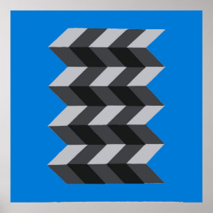 'モダンGeometric Op-Art' ポスター
