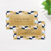 モダンGeometric Stylist名刺 (デスク)