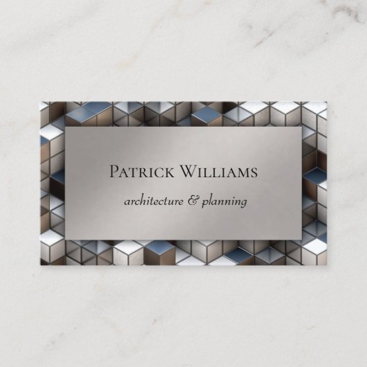 モダンGeometry Architecture名刺 名刺 (正面)