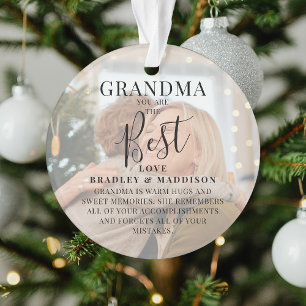 'モダンGRANDA' 2写真名&引用文クリスマス オーナメント