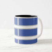 _モダンGRAY_MEDIUM BLUE_2トーンのコーヒーマグ ツートーンマグカップ (正面右)