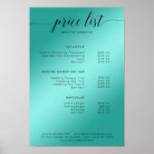 モダンGreen-Glow（模倣）価格表ポスター ポスター (正面)
