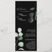 モダンGreenery Blackの結婚Flat Program プログラム (正面)