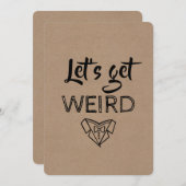 モダンGROOMSMAN/花婿介添人おもしろい案 招待状 (正面/裏面)