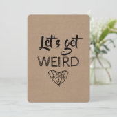 モダンGROOMSMAN/花婿介添人おもしろい案 招待状 (スタンド正面)