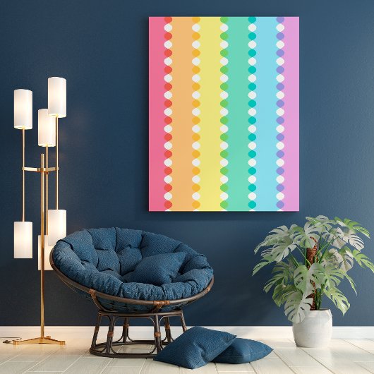 モダンGroovy Rainbow LGBTQIA+ ポスター