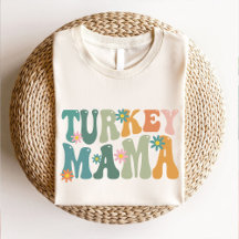 モダンGroovy Turkey Mama Thanksgiving