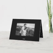 モダンHappy New Year Black and金ゴールド2写真 シーズンカード (裏面)