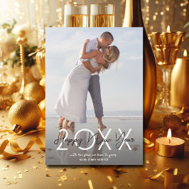 モダンHappy New Year Photo シーズンカード