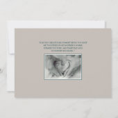 モダンHello World Scriptベビー誕生発表 案内状 (裏面)