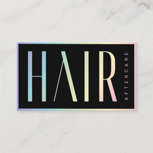 モダンHolographic Hair Extensions After  名刺 (正面)