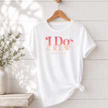 モダンI Do Crewサンセットグラデーションブライドメイド