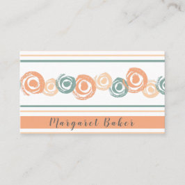 モダンII名刺の渦巻き 名刺