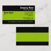 モダンII – 火星緑 名刺 (正面/裏面)