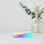 モダンInstagramホログラフィック スキニー名刺