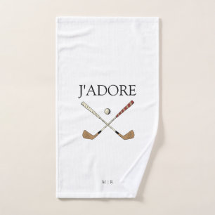 モダンJ'adore I Love Golf ハンドタオル