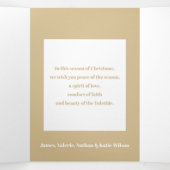 モダンJoy Blockレター3 – フォト金ゴールド 三つ折りカード (内部中)