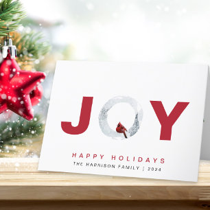 モダンJoy Photoクリスマス シーズンカード