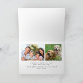 モダンJoy Photoクリスマス シーズンカード (内部)