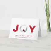 モダンJoy Photoクリスマス シーズンカード (正面)