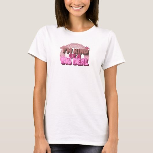 モダンKIND+OF+BIG+DEALアートデザイン Tシャツ (正面)