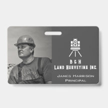 モダンLand Surveyor Business Photo ID