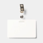 モダンLand Surveyor Business Photo ID バッジ (Back with Clip)