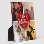 モダンLove You Mom/Mommy/Other Photo Collage フォトプラーク (側面)