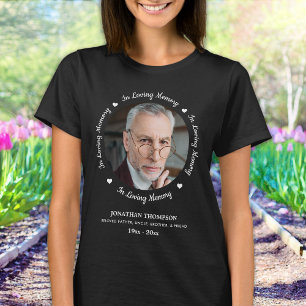 モダンLoving Memory写真パーソナライズされた Tシャツ