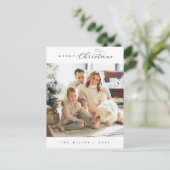 モダンLuxuryメリー, Christmas Family Photo ポストカード (スタンド正面)