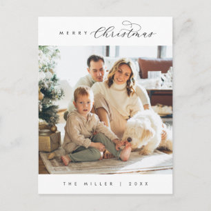 モダンLuxuryメリー, Christmas Family Photo ポストカード