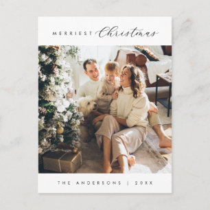 モダンLuxuryメリー, Christmas Family Photo ポストカード