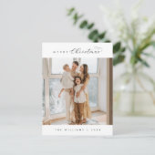 モダンLuxuryメリー, Christmas Family Photo ポストカード (スタンド正面)