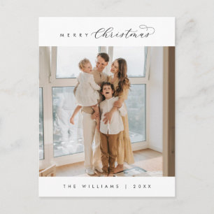 モダンLuxuryメリー, Christmas Family Photo ポストカード