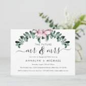 モダンMagnolia Future婚約パーティ 招待状 (スタンド正面)