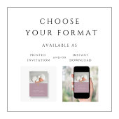 モダンMauve宗教的なクロス写真バプテスマ 招待状