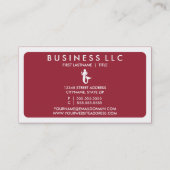 モダンmermaid （カラーカスタマイズ可能） 名刺 (裏面)