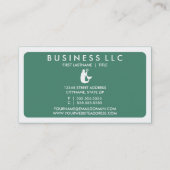 モダンmerman （色のカスタマイズ） 名刺 (裏面)