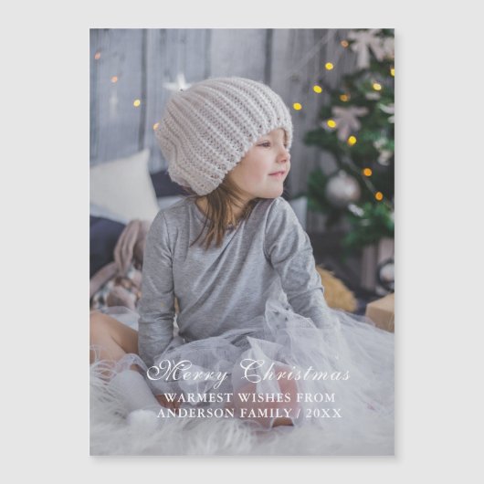 モダンMerry Christmas写真 (正面)