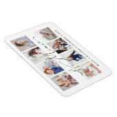 モダンMimiスクリプト |孫の写真コラージュ マグネット (右側)