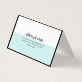 モダンMint Business Card 名刺 (裏面)