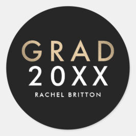 モダンMix Graduation Stickers封筒用シール ラウンドシール