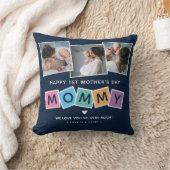 モダンMOMMY 1st Mothers Day Photo Keepsake クッション (ブランケット)