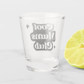 モダンmomsククールラブレトロヴィンテージGroovy ショットグラス (裏面)