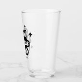 モダンmomsククールラブレトロヴィンテージGroovy タンブラーグラス (左)