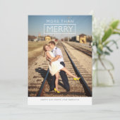 モダンMore Thanメリー Holiday Photo Card シーズンカード (スタンド正面)